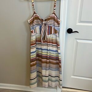 Midi strip sun dress by Whit